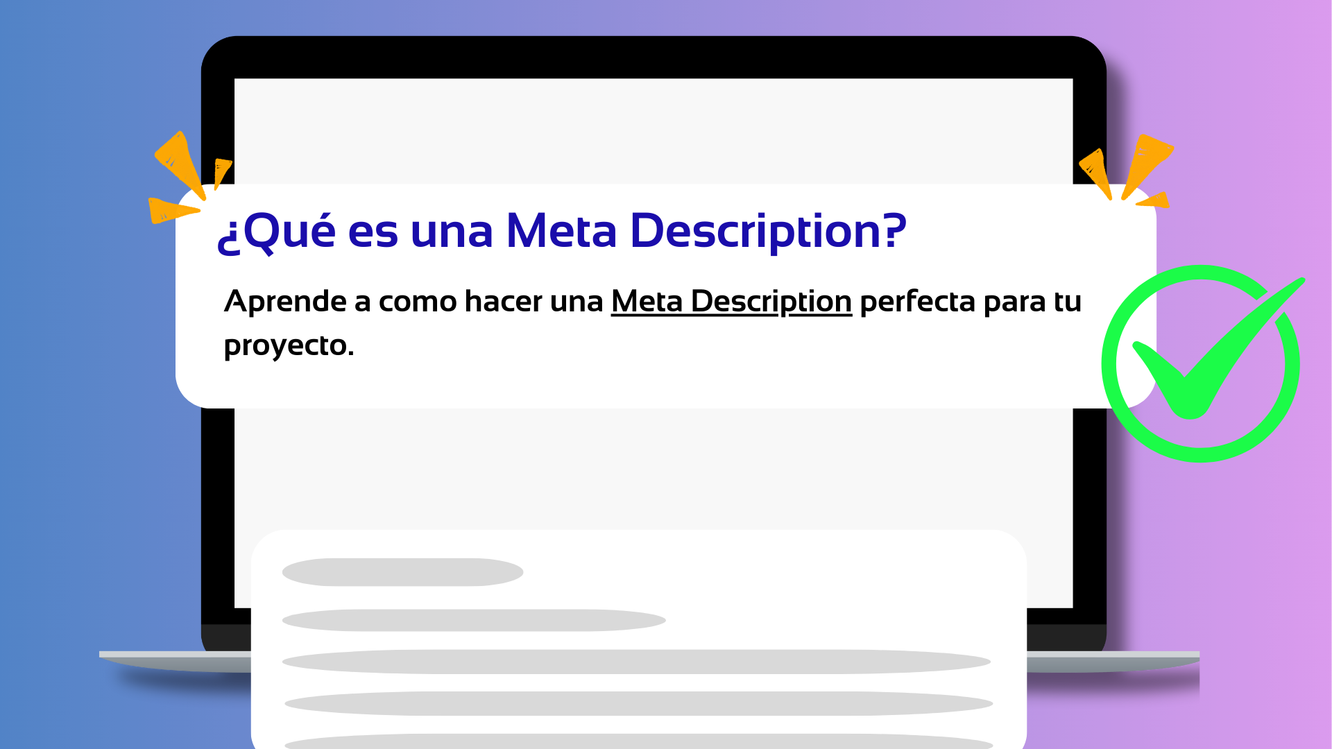 Como hacer una Meta Description perfecta